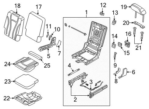 Audi 4M0-963-557-AB Seat Back Heater