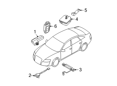 Audi 8R0-953-236 Hood Switch