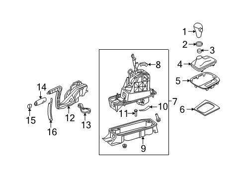 Audi 1K0-713-265-L Shift Control Cable