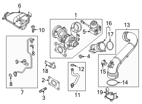 Audi 04E-198-725-N Solenoid Valve Repair Kit