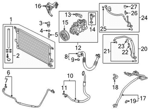 Audi 4K0-816-769-A A/C Tube Bracket