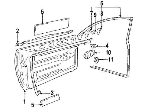 Audi 8G0-831-052-B Door Shell