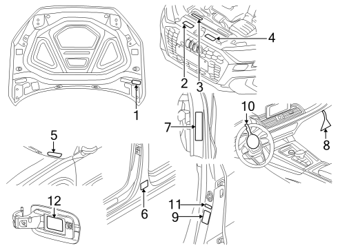 Audi 4M0-010-006-C Label