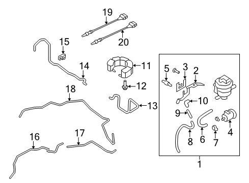 Audi 1K0-201-801-E Vapor Canister