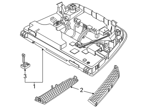 Audi N-106-705-01 Overhead Console Bolt