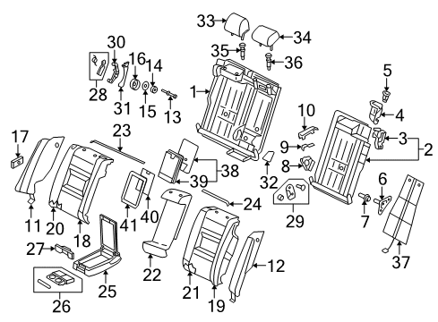 Audi 4F9-827-552-J Lift Cylinder