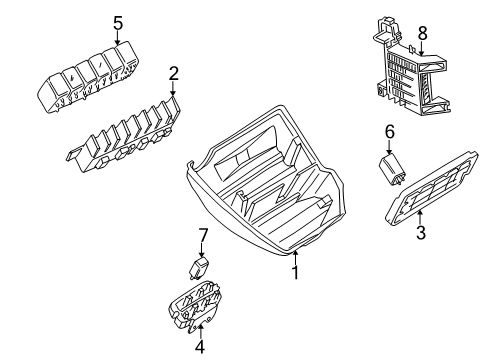 Audi 4D0-941-824 Fuse Box