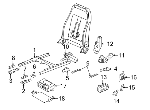 Audi 4F0-898-022 Hardware Kit