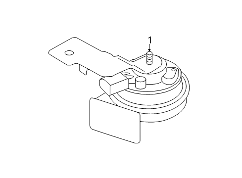 Audi 8V0-951-210-B Horn