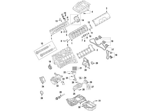 Audi 07L-103-171-T Rear Main Seal Retainer