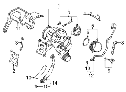 Audi N-912-915-01 Mount Bracket Stud