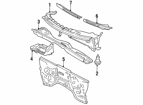 Audi 8A0-809-353 Battery Tray