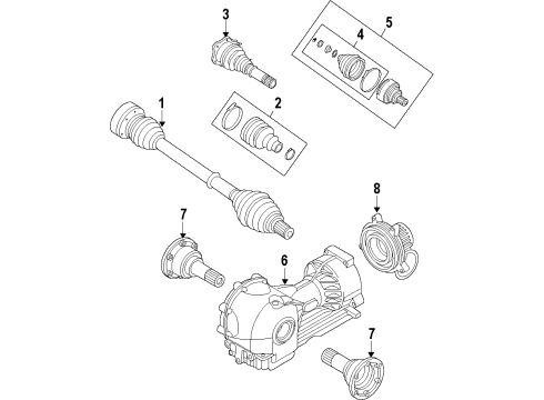 Audi 420-521-101-D Propeller Shaft
