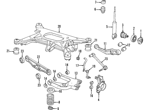 Audi 4D0-505-145-M Crossmember Bushing