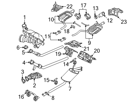 Audi 8E0-253-681-AC Tail Pipe Extension