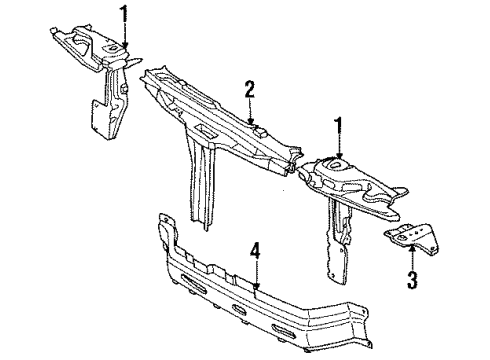 Audi 893-805-855-A Side Support