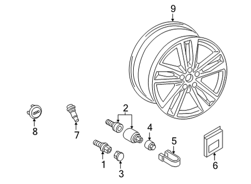 Audi 4K9-601-010 Spare Wheel