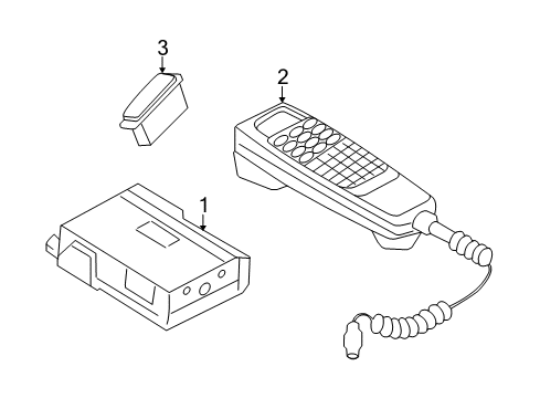 Audi 4B9-035-115-E CD Changer Bracket