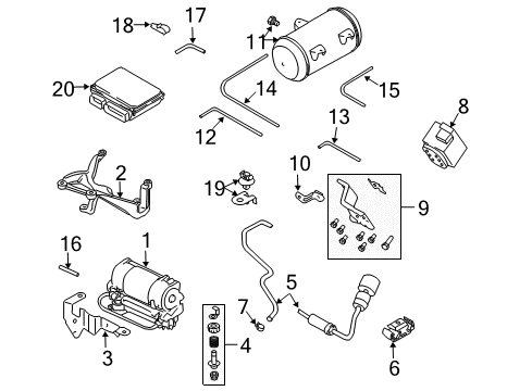 Audi 4E0-616-092-D Intake Hose