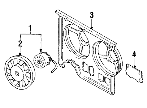 Audi 8A0-121-207-A Shroud