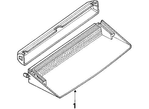 Audi 893-945-121-P21 Housing