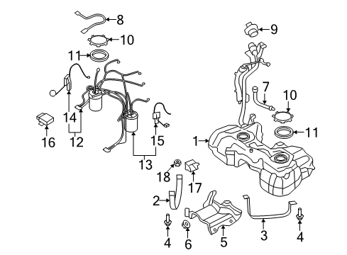 Audi 1K1-723-503-BA Pedal Travel Sensor