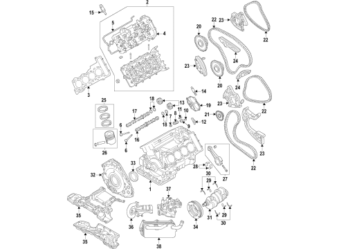 Audi 06M-109-307-E Camshaft Bearings