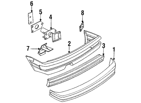 Audi 893-807-239-A Energy Absorber Shim