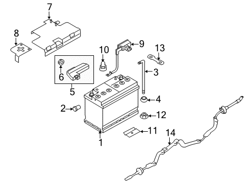 Audi 8K1-971-225-G Positive Cable