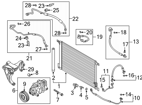 Audi 8Z0-129-734 Mount Bracket Bushing