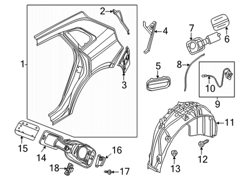 Audi N-911-276-01 Cable Assembly Screw