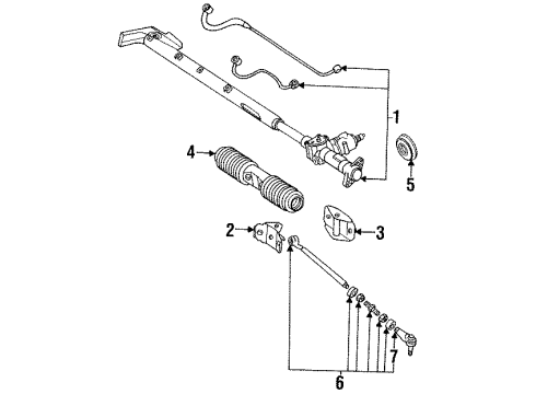 Audi 4A0-419-801-C Tie Rod Assembly