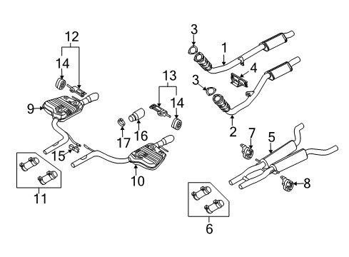 Audi 4F0-253-609-G Muffler