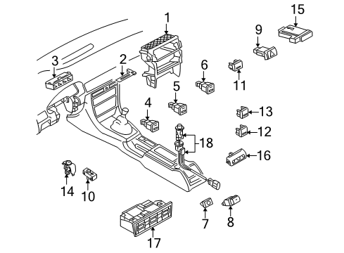 Audi 8E0-953-503-A-4PK Wiper Switch