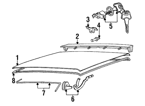 Audi 811-827-299 Hinge