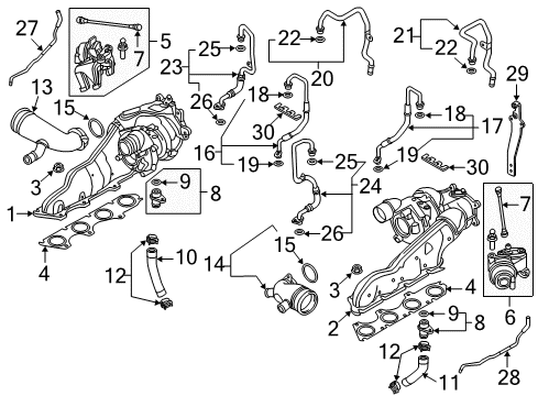 Audi 8L9-103-951 Vacuum Modulator Ball Stud