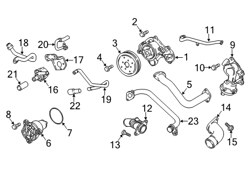 Audi 4M8-198-093 Auxiliary Pump Bolt