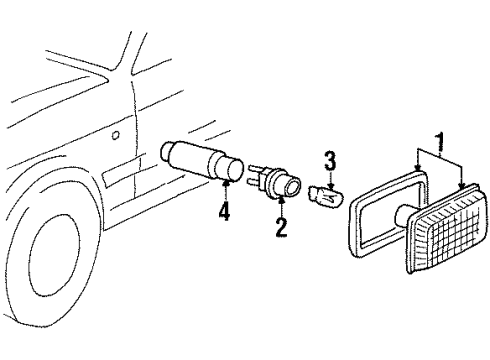 Audi 161-949-117 Lamp Housing