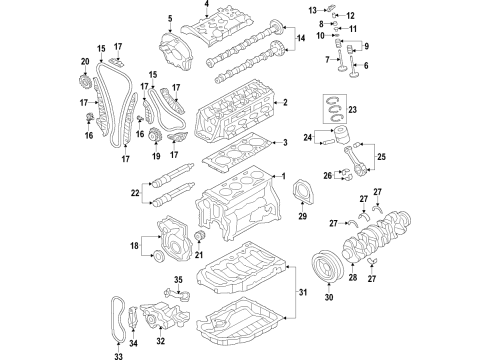 Audi 06J-100-038-E Long Block