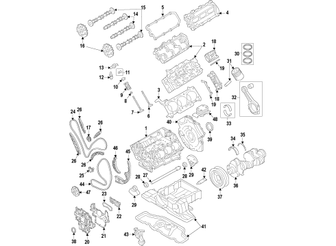 Audi 059-103-171-DD Rear Main Seal Retainer