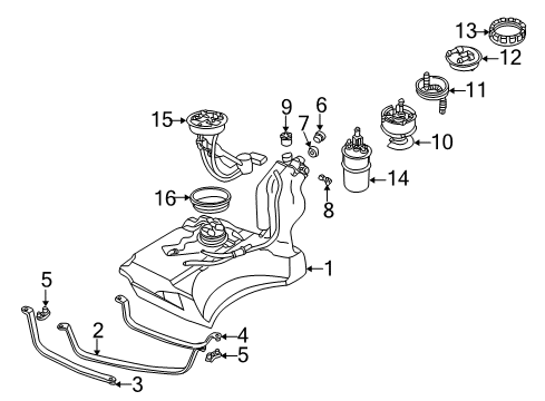 Audi 4B1-723-555-D Throttle Cable