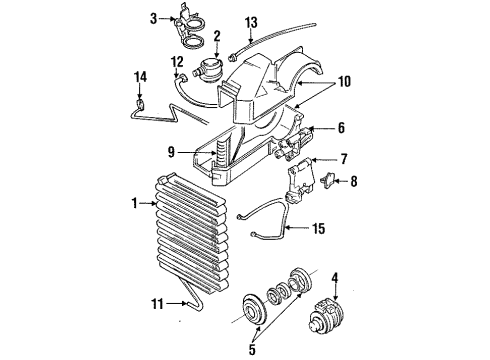 Audi 034-260-853-B Clutch Retainer Bracket