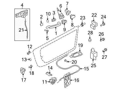 Audi 8J7-959-802-F Window Motor
