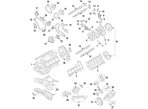 Audi 04E-109-423-C Valve Lifters