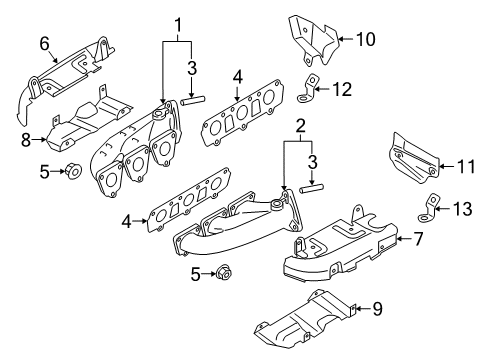 2018 Audi A7 Quattro Exhaust Manifold