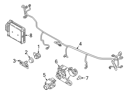 Sensor Diagram for 2Q0-907-561-L