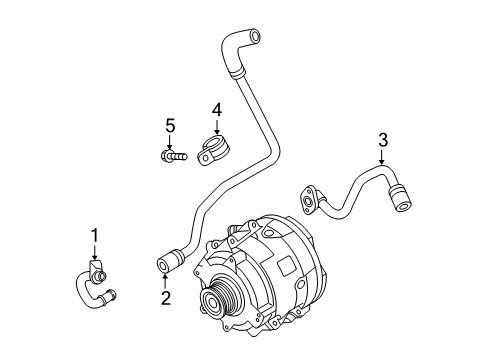 2020 Audi S6 Hoses, Lines & Pipes Diagram 1