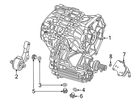 2024 Audi e-tron GT Axle & Differential - Rear