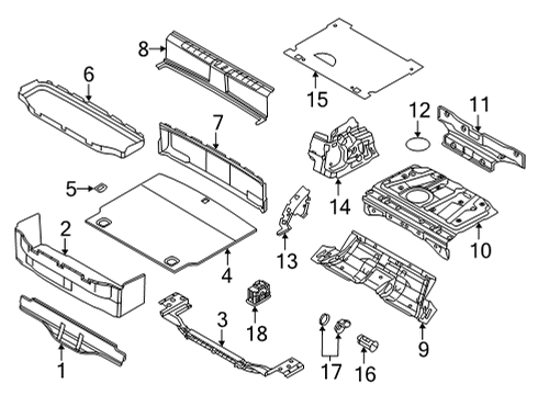 2022 Audi e-tron GT Actuator Diagram for 992-959-619-6N3
