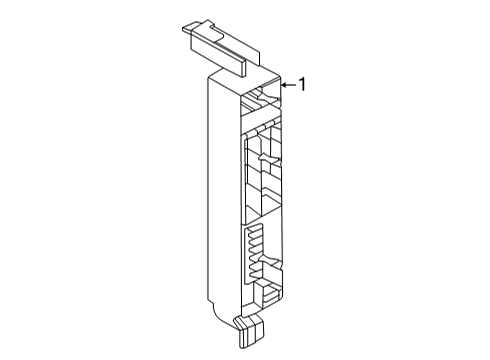 2024 Audi e-tron GT Fuse Box Diagram for 9J1-937-593